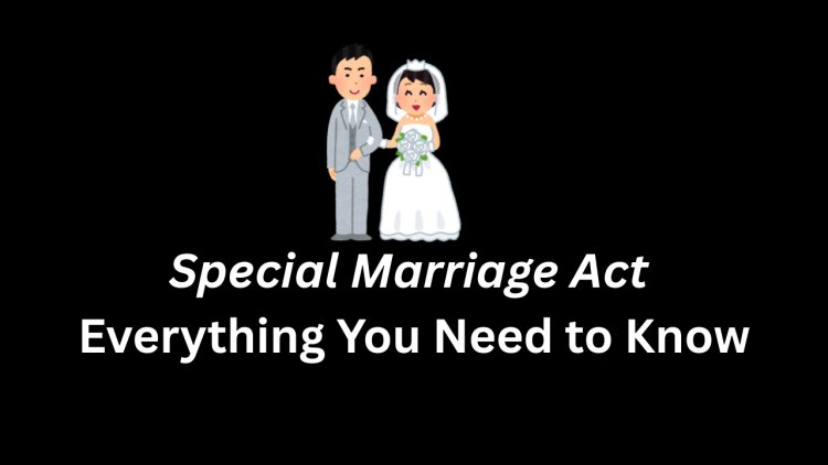 Special Marriage Act – Everything You Need to Know